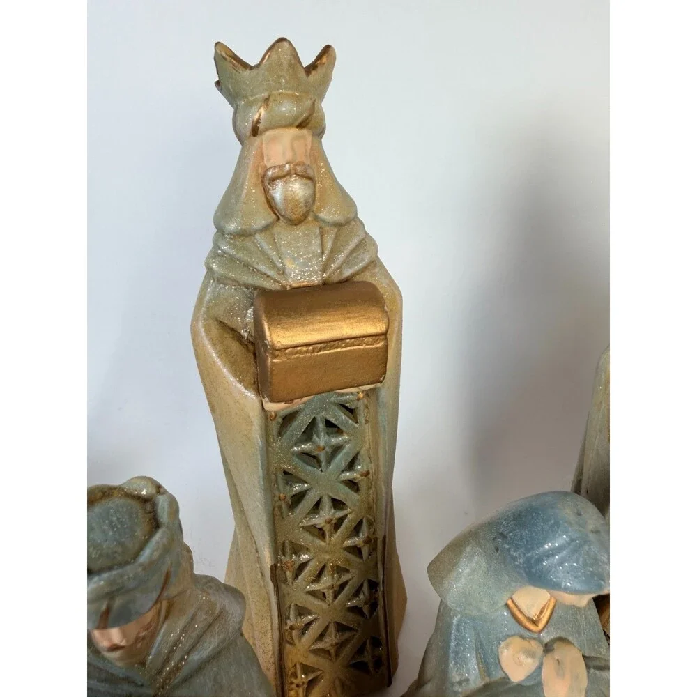 Joseph's Studio 6 Piece Nativity Set Holy Family And King Set By Roman, Inc 7-9
